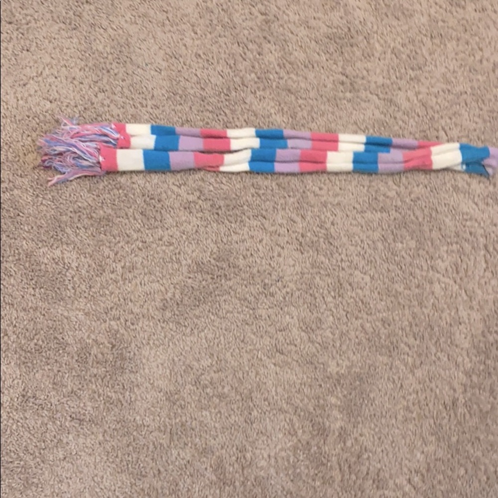 Blue,Pink, And White Scarf